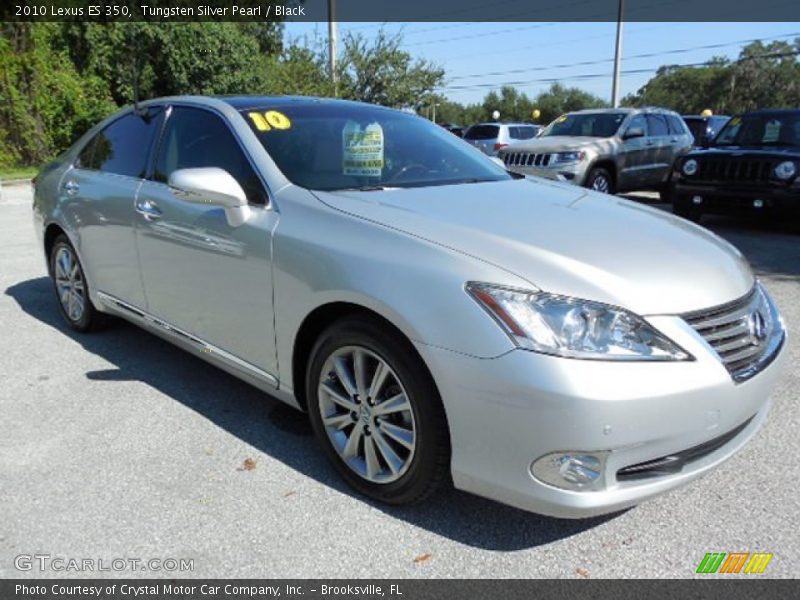 Tungsten Silver Pearl / Black 2010 Lexus ES 350