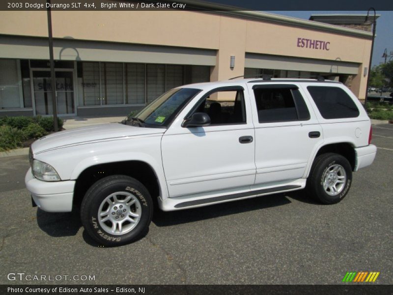 Bright White / Dark Slate Gray 2003 Dodge Durango SLT 4x4