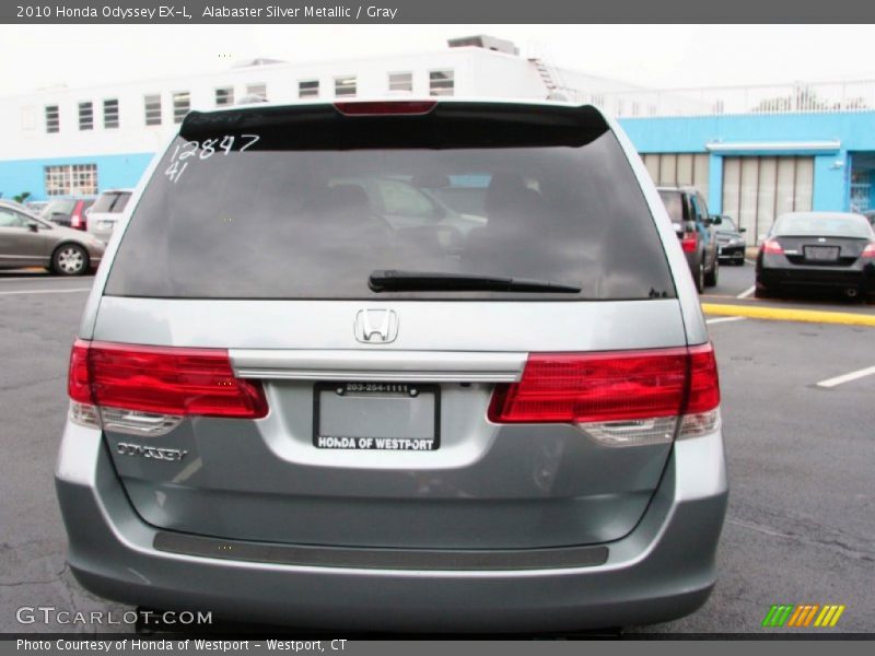 Alabaster Silver Metallic / Gray 2010 Honda Odyssey EX-L
