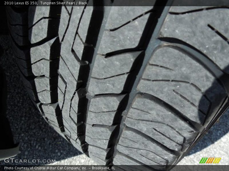 Tungsten Silver Pearl / Black 2010 Lexus ES 350