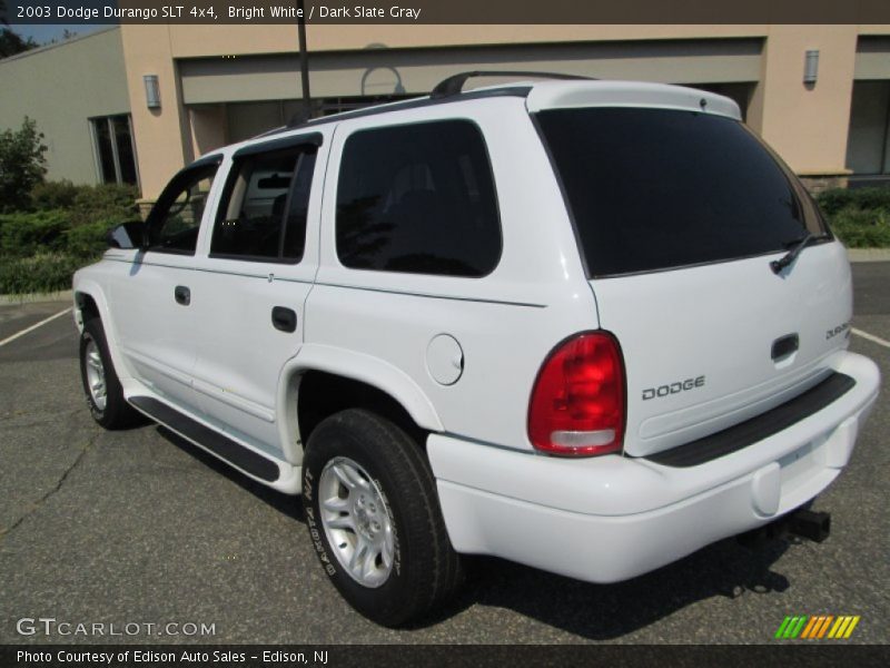 Bright White / Dark Slate Gray 2003 Dodge Durango SLT 4x4
