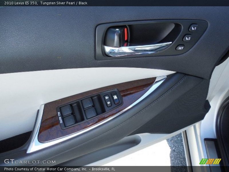 Tungsten Silver Pearl / Black 2010 Lexus ES 350