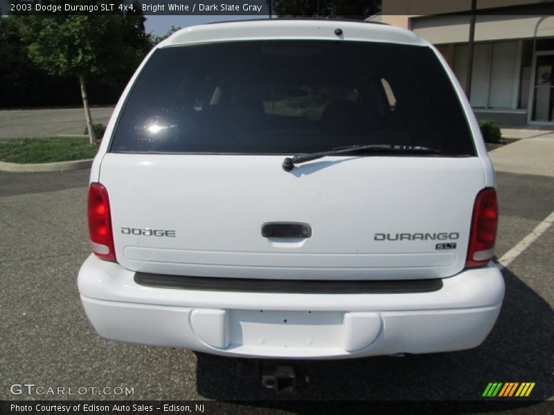 Bright White / Dark Slate Gray 2003 Dodge Durango SLT 4x4