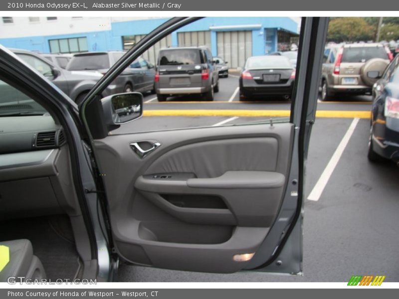 Alabaster Silver Metallic / Gray 2010 Honda Odyssey EX-L
