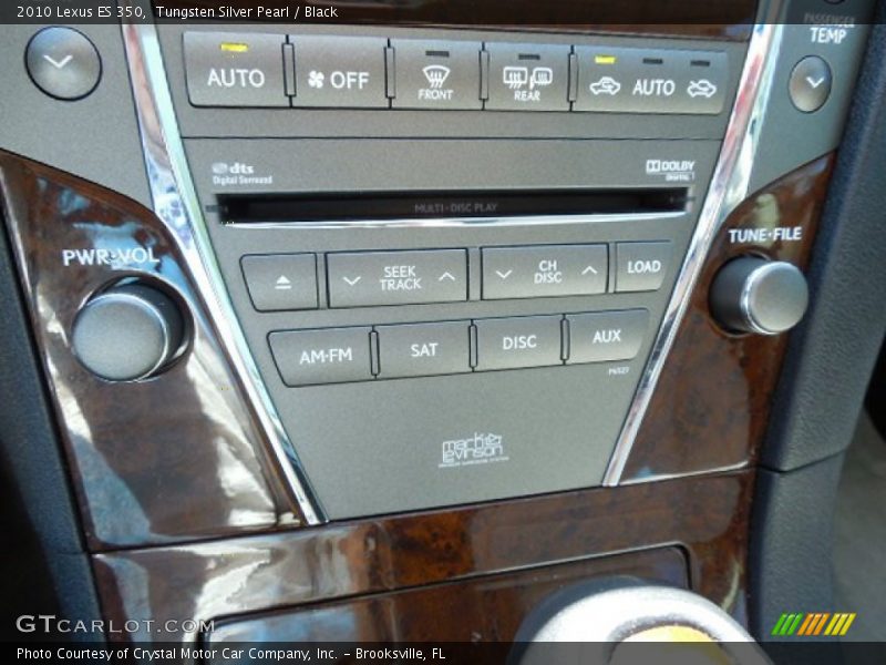 Tungsten Silver Pearl / Black 2010 Lexus ES 350