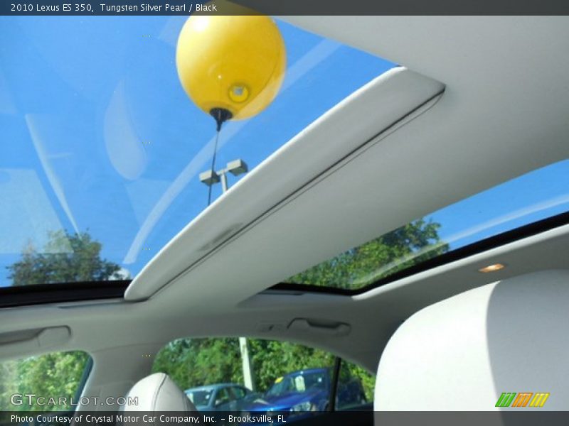 Tungsten Silver Pearl / Black 2010 Lexus ES 350