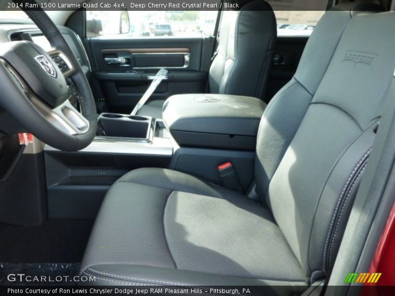 Front Seat of 2014 1500 Laramie Quad Cab 4x4