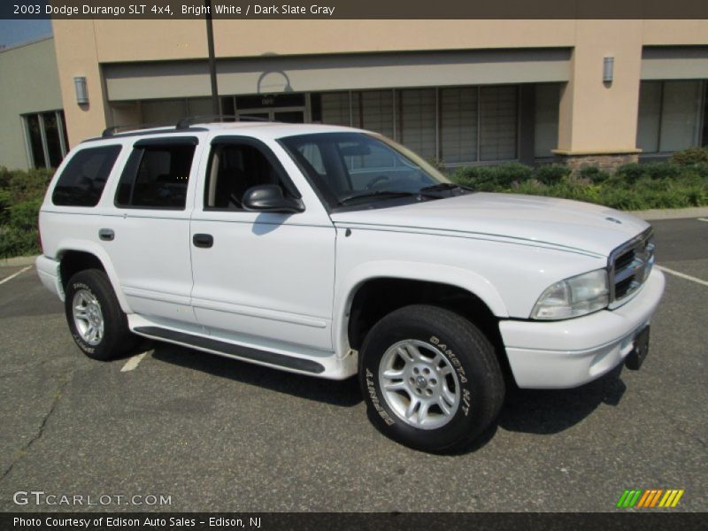 Bright White / Dark Slate Gray 2003 Dodge Durango SLT 4x4