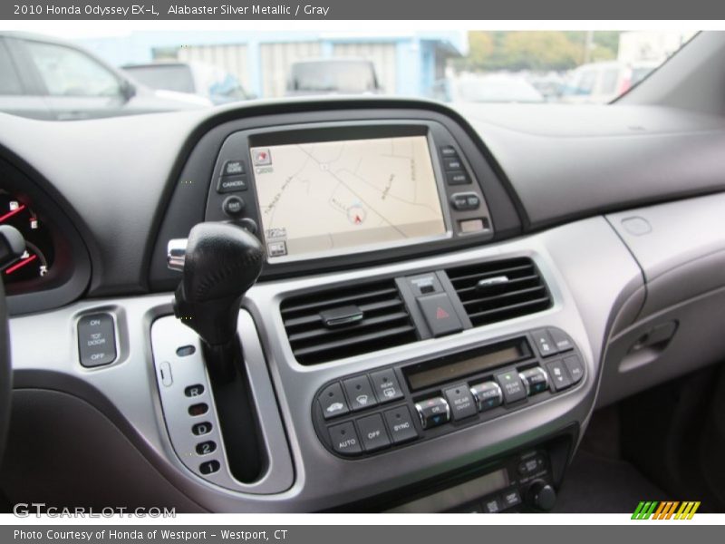 Alabaster Silver Metallic / Gray 2010 Honda Odyssey EX-L