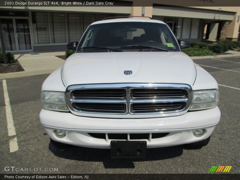 Bright White / Dark Slate Gray 2003 Dodge Durango SLT 4x4