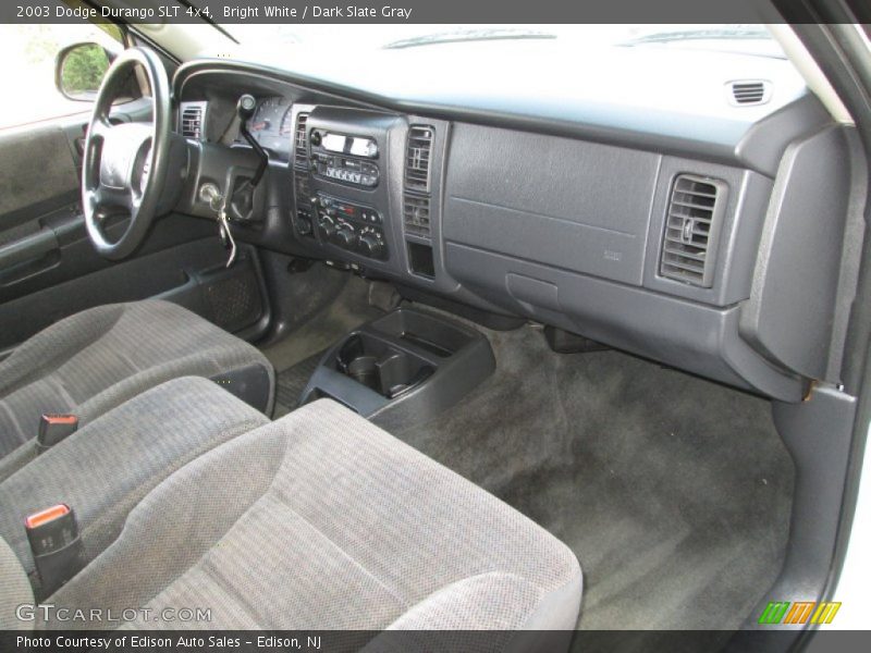 Bright White / Dark Slate Gray 2003 Dodge Durango SLT 4x4