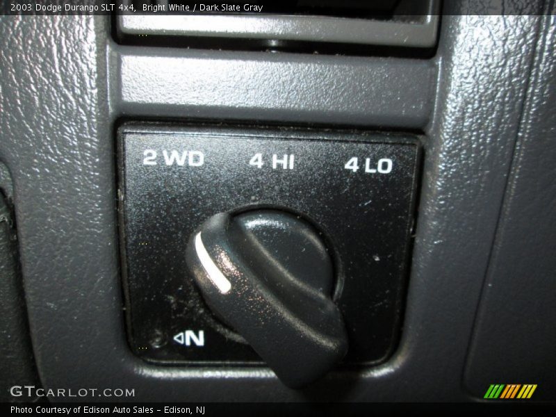 Bright White / Dark Slate Gray 2003 Dodge Durango SLT 4x4