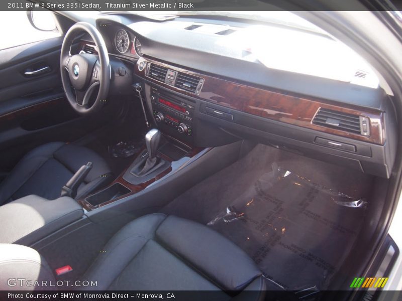 Titanium Silver Metallic / Black 2011 BMW 3 Series 335i Sedan