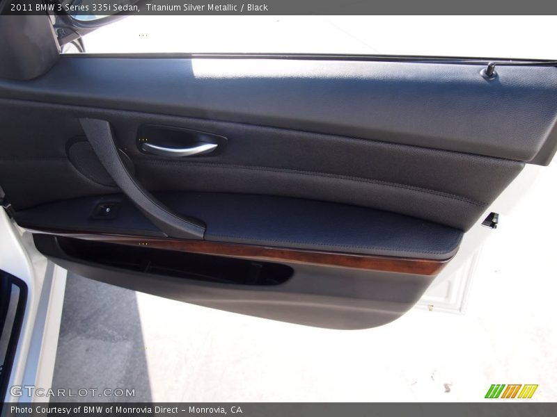 Titanium Silver Metallic / Black 2011 BMW 3 Series 335i Sedan