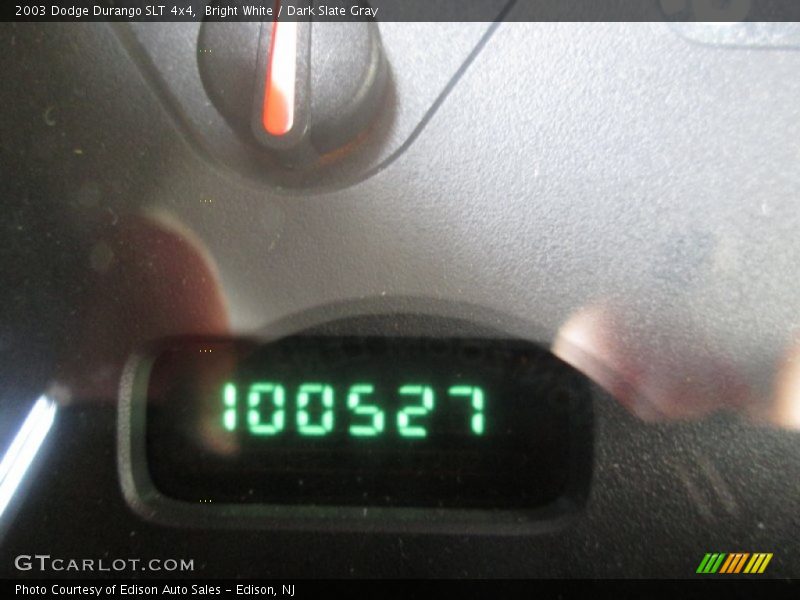 Bright White / Dark Slate Gray 2003 Dodge Durango SLT 4x4