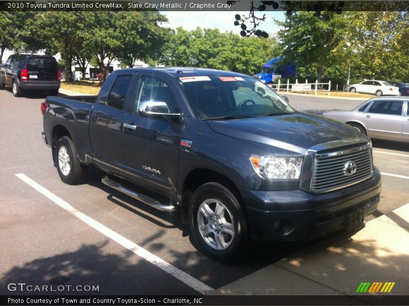 Slate Gray Metallic / Graphite Gray 2010 Toyota Tundra Limited CrewMax