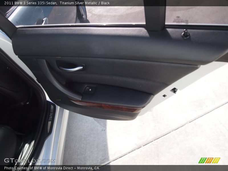 Titanium Silver Metallic / Black 2011 BMW 3 Series 335i Sedan