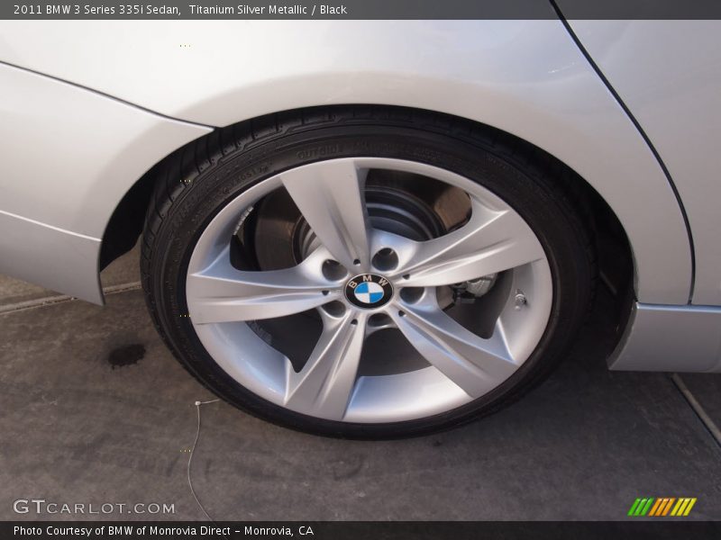 Titanium Silver Metallic / Black 2011 BMW 3 Series 335i Sedan