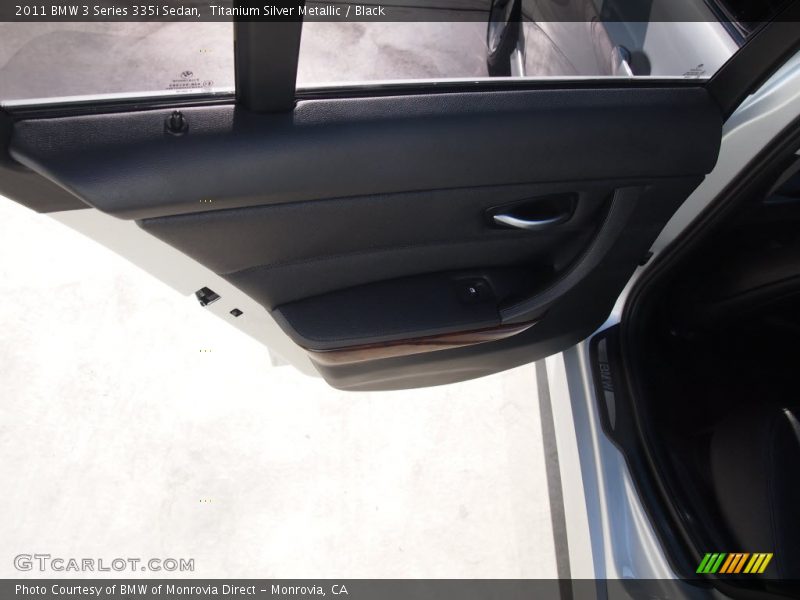 Titanium Silver Metallic / Black 2011 BMW 3 Series 335i Sedan