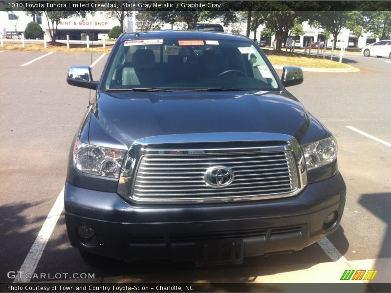 Slate Gray Metallic / Graphite Gray 2010 Toyota Tundra Limited CrewMax