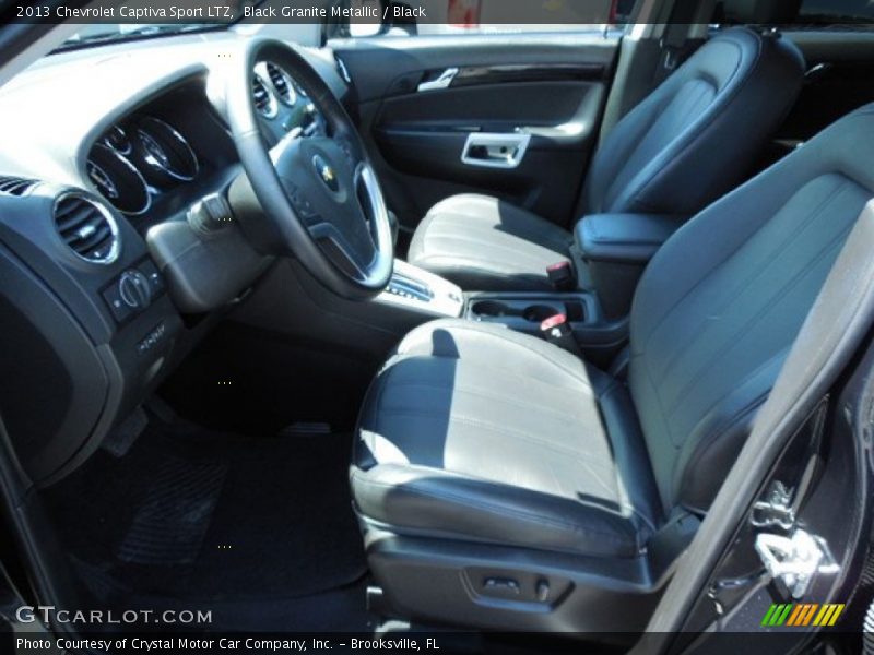 Front Seat of 2013 Captiva Sport LTZ