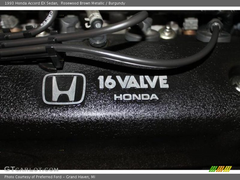  1993 Accord EX Sedan Engine - 2.2 Liter SOHC 16-Valve 4 Cylinder