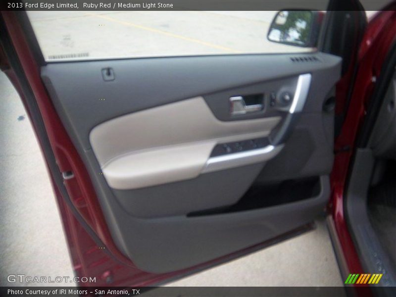 Ruby Red / Medium Light Stone 2013 Ford Edge Limited