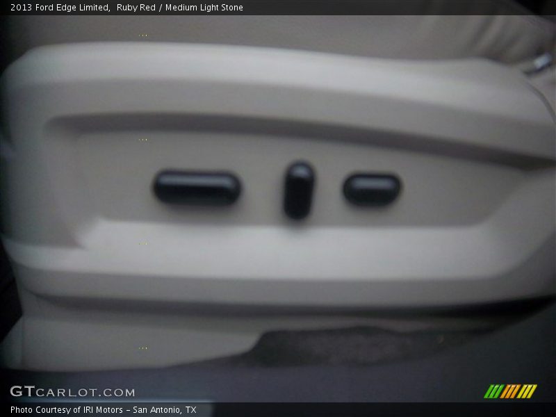 Ruby Red / Medium Light Stone 2013 Ford Edge Limited