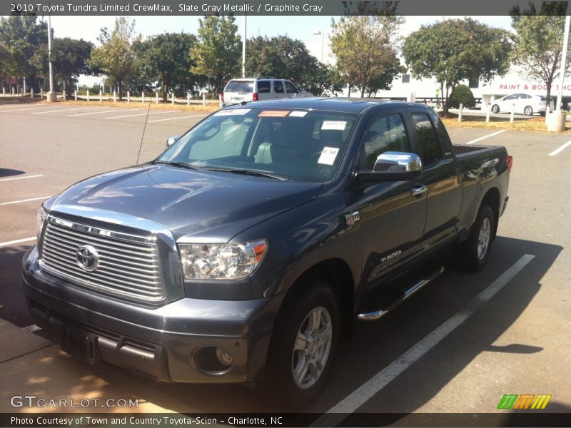 Slate Gray Metallic / Graphite Gray 2010 Toyota Tundra Limited CrewMax