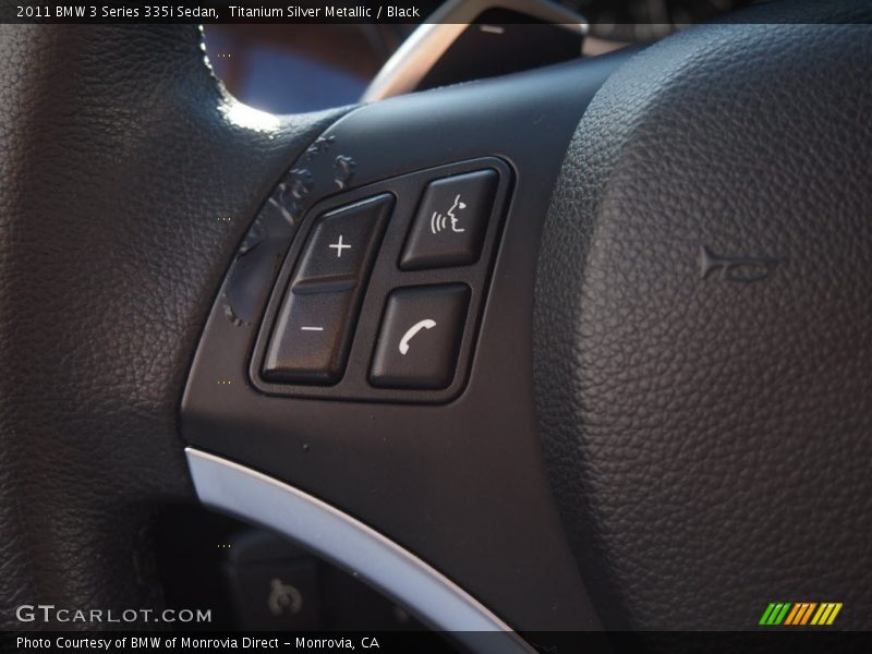 Titanium Silver Metallic / Black 2011 BMW 3 Series 335i Sedan