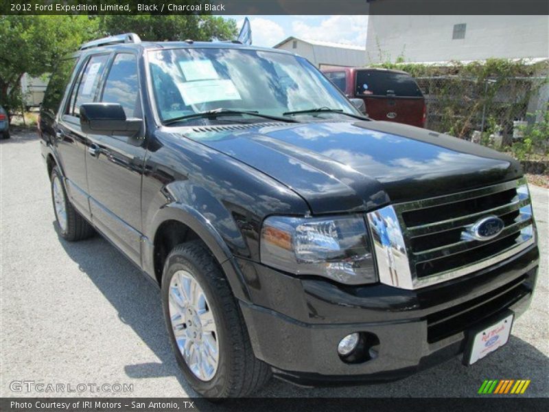 Black / Charcoal Black 2012 Ford Expedition Limited
