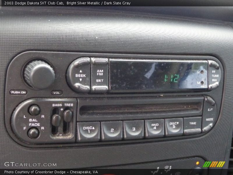Bright Silver Metallic / Dark Slate Gray 2003 Dodge Dakota SXT Club Cab