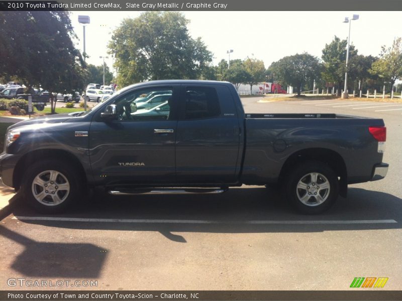 Slate Gray Metallic / Graphite Gray 2010 Toyota Tundra Limited CrewMax