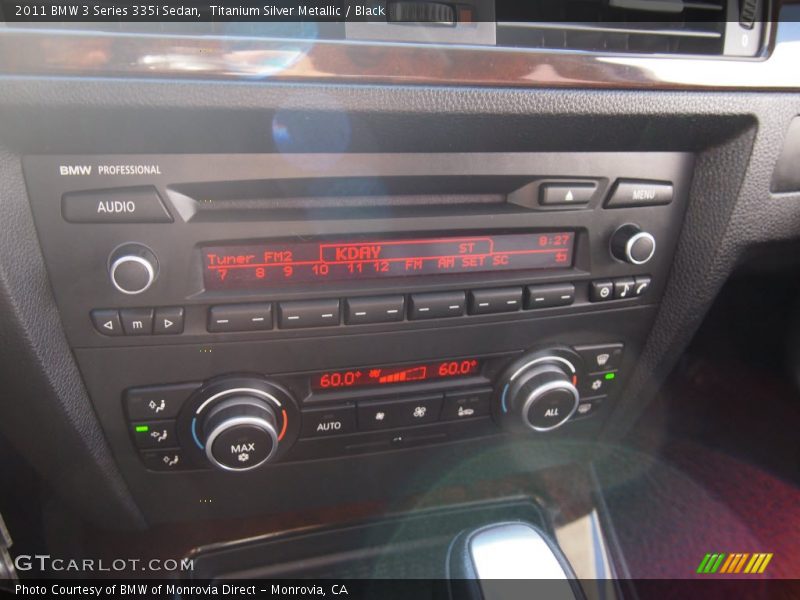 Titanium Silver Metallic / Black 2011 BMW 3 Series 335i Sedan