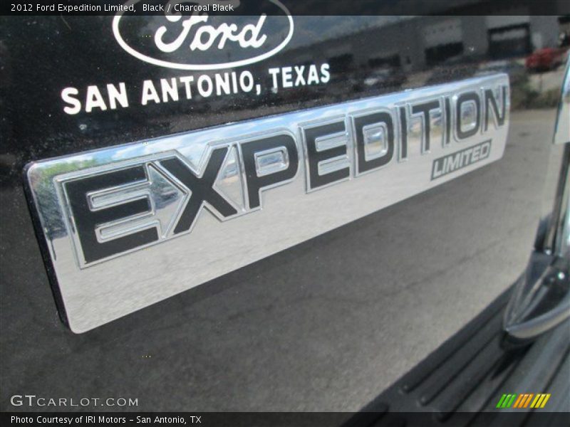 Black / Charcoal Black 2012 Ford Expedition Limited