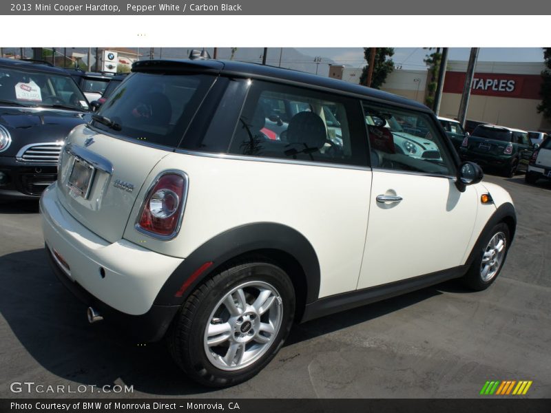 Pepper White / Carbon Black 2013 Mini Cooper Hardtop