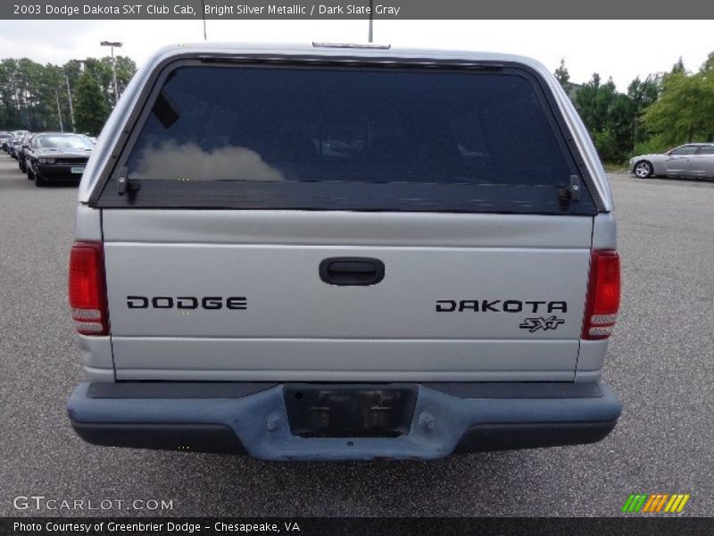 Bright Silver Metallic / Dark Slate Gray 2003 Dodge Dakota SXT Club Cab