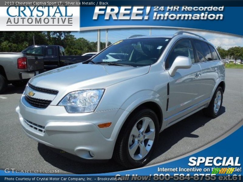 Silver Ice Metallic / Black 2013 Chevrolet Captiva Sport LT