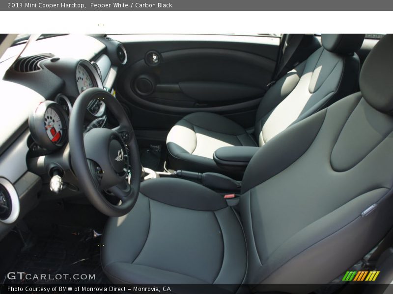 Pepper White / Carbon Black 2013 Mini Cooper Hardtop