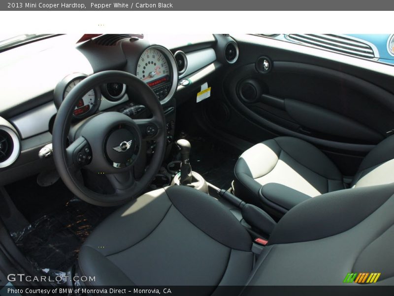 Pepper White / Carbon Black 2013 Mini Cooper Hardtop