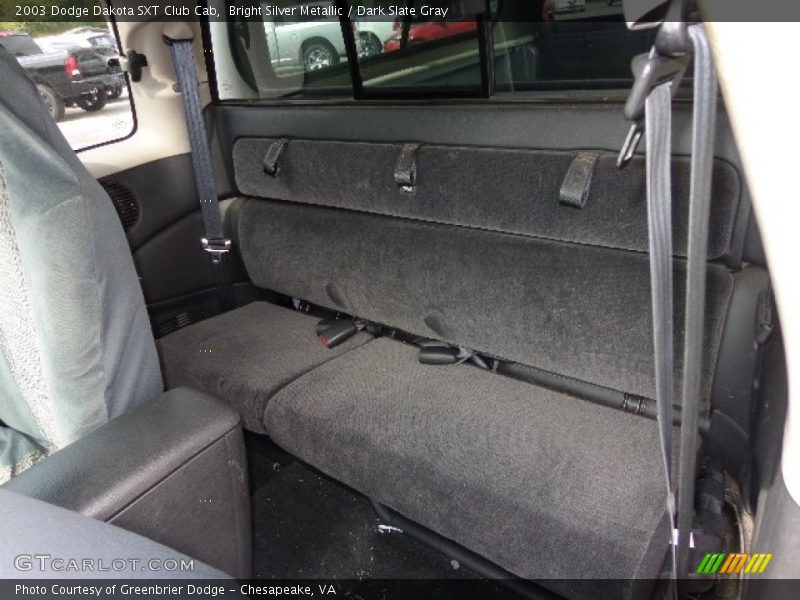 Bright Silver Metallic / Dark Slate Gray 2003 Dodge Dakota SXT Club Cab