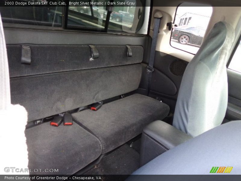 Bright Silver Metallic / Dark Slate Gray 2003 Dodge Dakota SXT Club Cab