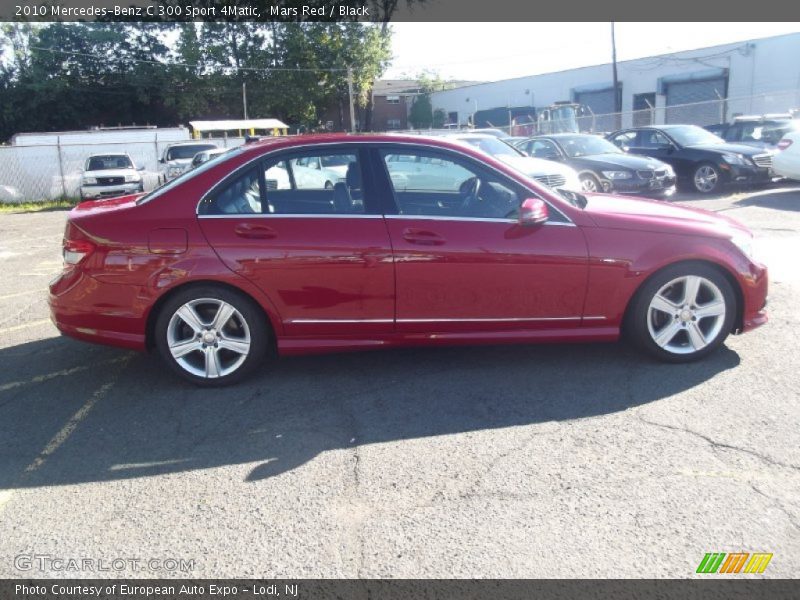 Mars Red / Black 2010 Mercedes-Benz C 300 Sport 4Matic