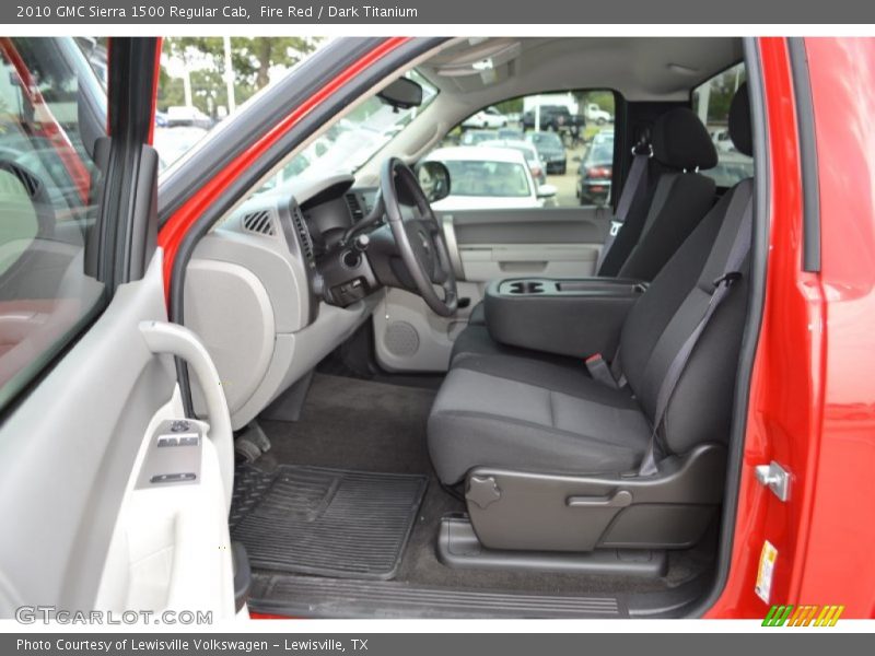 Fire Red / Dark Titanium 2010 GMC Sierra 1500 Regular Cab