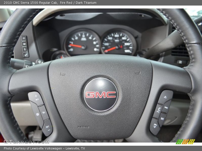 Fire Red / Dark Titanium 2010 GMC Sierra 1500 Regular Cab