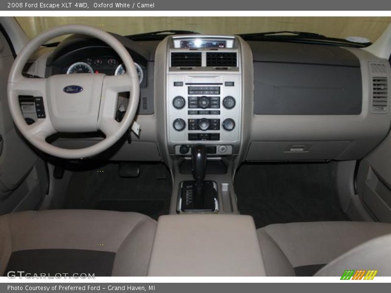Oxford White / Camel 2008 Ford Escape XLT 4WD