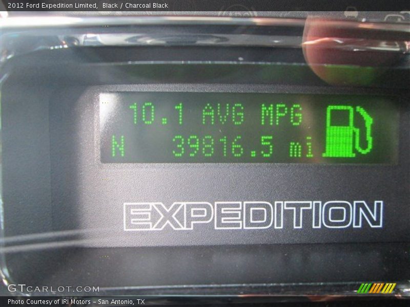 Black / Charcoal Black 2012 Ford Expedition Limited