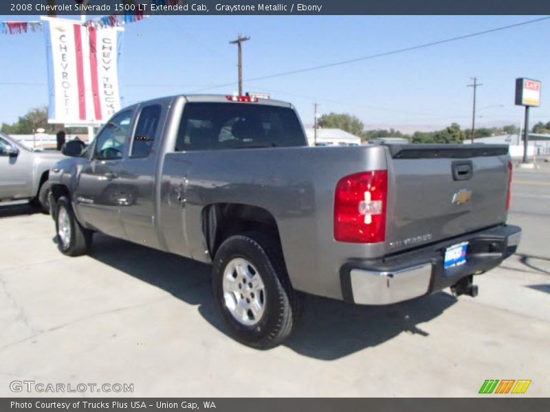 Graystone Metallic / Ebony 2008 Chevrolet Silverado 1500 LT Extended Cab