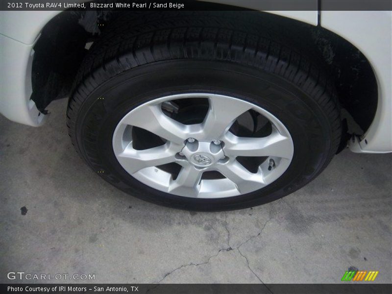 Blizzard White Pearl / Sand Beige 2012 Toyota RAV4 Limited