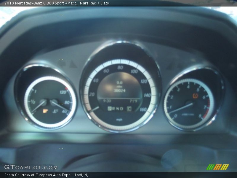 Mars Red / Black 2010 Mercedes-Benz C 300 Sport 4Matic